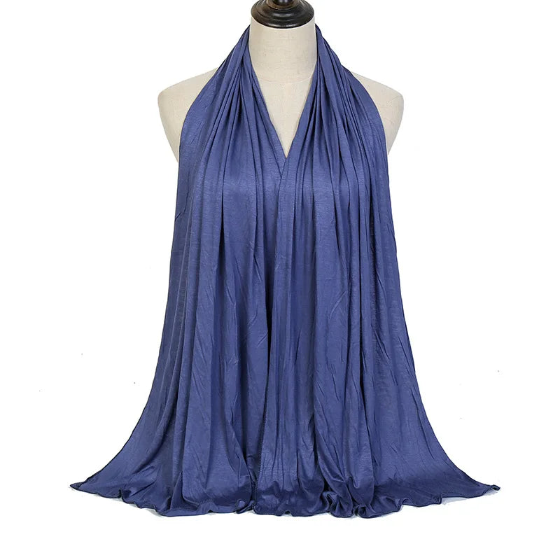 Modal Cotton Jersey Hijab Scarf Long Muslim - Lena & Miles Exquisite Boutique LLC.