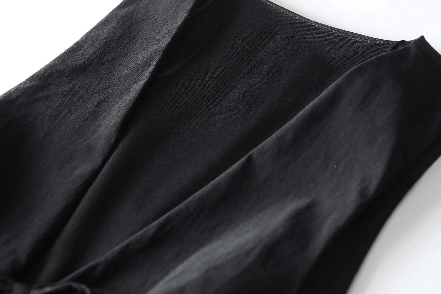 TRAFZA Women Fashion Lace Up Vest V Neck - Lena & Miles Exquisite Boutique LLC.