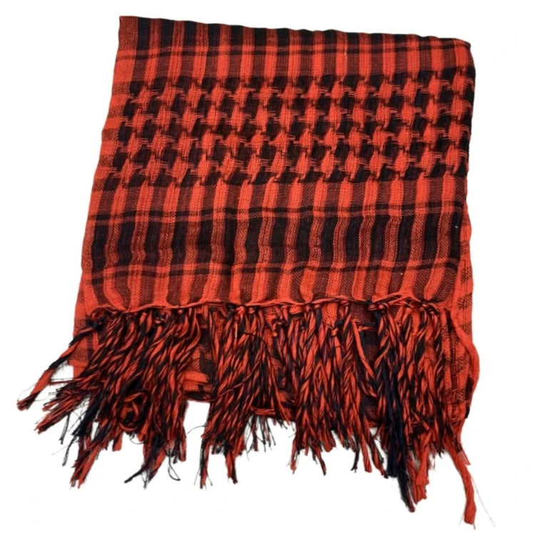 Classical Headwrap Shemagh Scarf for Sun Protections Arab Keffiyeh Headscarf Arabian Dubai Headcover Ethnic Hijab Shawl - Lena & Miles Exquisite Boutique LLC.