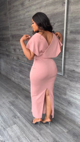 CM.YAYA Vintage Women Batwing Short Sleeve - Lena & Miles Exquisite Boutique LLC.