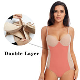 Bodysuit Women Shapewear Body Shaper With Cup Compression Bodies Belly Sheath Waist Trainer Reductive Slimming Underwear - Lena & Miles Exquisite Boutique LLC.