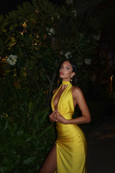 Articat Elegant Spaghetti Strap Satin Bodycon - Lena & Miles Exquisite Boutique LLC.