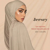 Premium Modal Cotton Jersey Hijab Scarf Long - Lena & Miles Exquisite Boutique LLC.