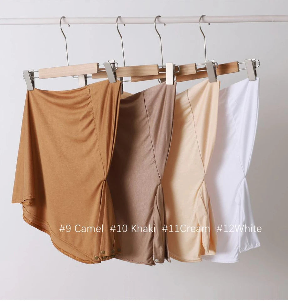 Classical Islam Women Ready To Wear Snap Fastener Hijabs For Woman Full Cover Head Wraps Scarf Turban Caps Turbante Mujer - Lena & Miles Exquisite Boutique LLC.