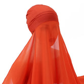 Muslim Women Bonnet + Chiffon Shawl Instant - Lena & Miles Exquisite Boutique LLC.