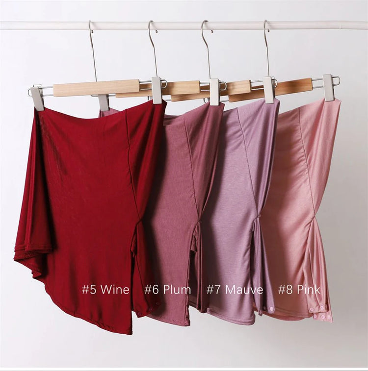 Classical Islam Women Ready To Wear Snap Fastener Hijabs For Woman Full Cover Head Wraps Scarf Turban Caps Turbante Mujer - Lena & Miles Exquisite Boutique LLC.