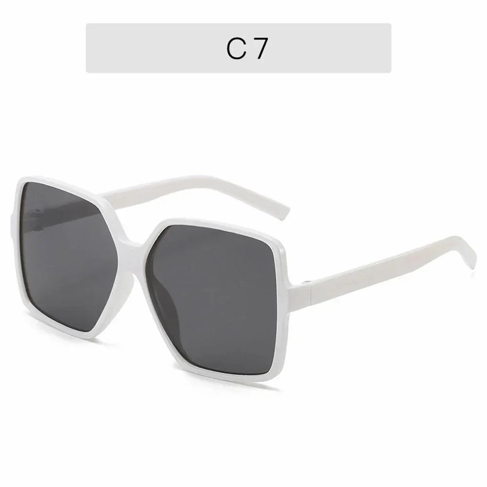 Black Square Oversized Sunglasses Women Big - Lena & Miles Exquisite Boutique LLC.