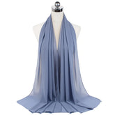 Women Muslim Chiffon Hijab Shawls Scarf - Lena & Miles Exquisite Boutique LLC.