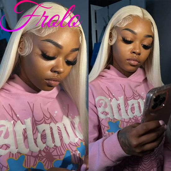 613 Blonde Straight HD Lace Frontal Wig Human Hair 13x6 Lace Front Wig Straight Honey Colored 13x4 Lace Front Wigs for Women