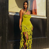 CM.YAYA Women Sleeveless Strapless Halter - Lena & Miles Exquisite Boutique LLC.