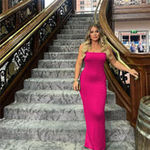 Mozision Spaghetti Strap Backless Bodycon - Lena & Miles Exquisite Boutique LLC.