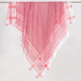 Luxury Design Muslim Men Plaid Print Kerchief Arab Shemagh Dubai Turban Neck Wrap Keffiyeh Arabic Middle East Headcover Shawl - Lena & Miles Exquisite Boutique LLC.