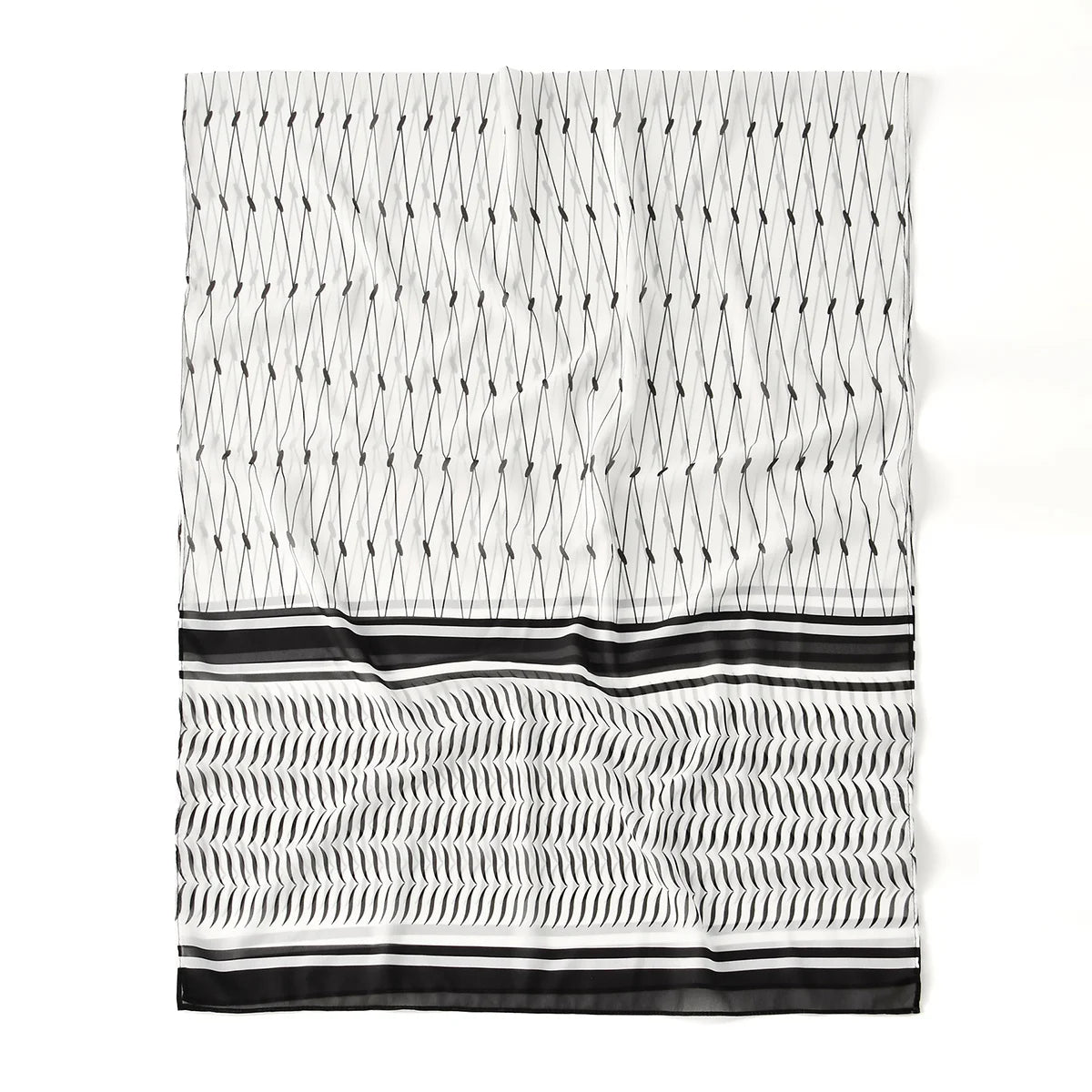 Hot Arab Chiffon Scarf Women Muslim Hijab Islamic Scarves Shawl Printed Arab Long Prayer Scarf Breathable Uae Plaid Long Scarf - Lena & Miles Exquisite Boutique LLC.