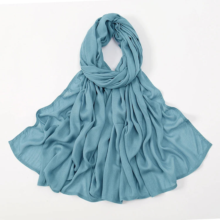 Muslim Modal Hijab Rayon Cotton Shawls - Lena & Miles Exquisite Boutique LLC.