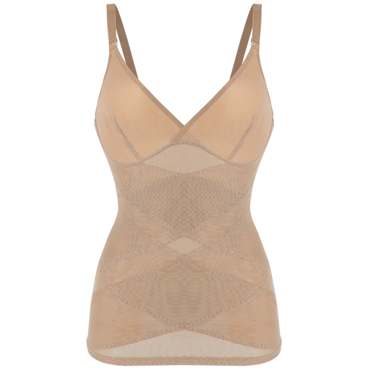 MISSMOLY Women Built in bra Shapewear Camisole Tummy Control Body Shaper Slimming Underwear Compression Corset Bustier Tank Tops - Lena & Miles Exquisite Boutique LLC.