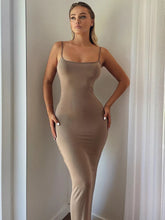 Mozision Spaghetti Strap Backless Bodycon - Lena & Miles Exquisite Boutique LLC.