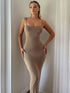 Mozision Spaghetti Strap Backless Bodycon - Lena & Miles Exquisite Boutique LLC.