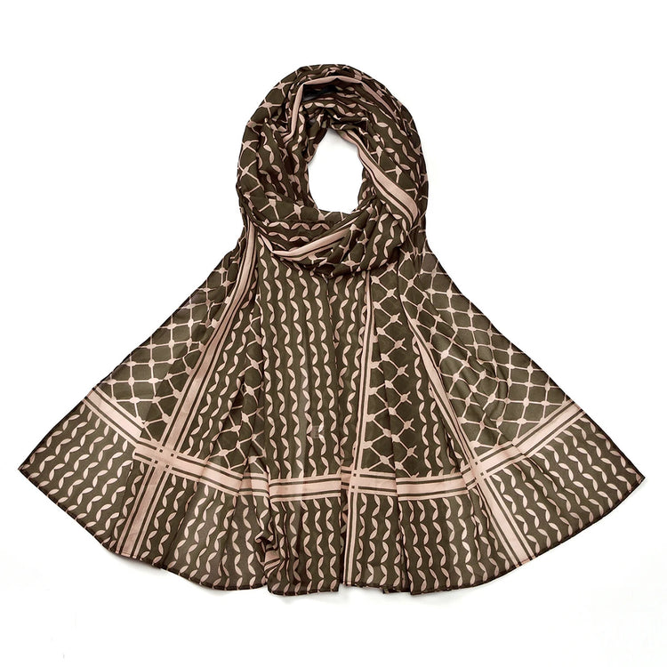 Hot Arab Chiffon Scarf Women Muslim Hijab Islamic Scarves Shawl Printed Arab Long Prayer Scarf Breathable Uae Plaid Long Scarf - Lena & Miles Exquisite Boutique LLC.