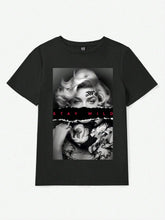 European Style Fashion Portrait Printed Women T-ummer Casual Cotton Tops Street O-Neck Tees Breathable Loose Clothes - Lena & Miles Exquisite Boutique LLC.