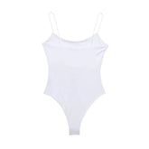 TRZA-Skinny Bodysuits for Women, Backless, Thin Straps, Snap-button, Female Playsuits, Sexy Fashion - Lena & Miles Exquisite Boutique LLC.