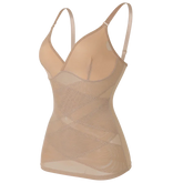 MISSMOLY Women Built in bra Shapewear Camisole Tummy Control Body Shaper Slimming Underwear Compression Corset Bustier Tank Tops - Lena & Miles Exquisite Boutique LLC.