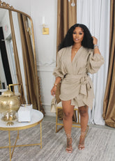 Mid Length Dress Women Dresses Slim Fit - Lena & Miles Exquisite Boutique LLC.