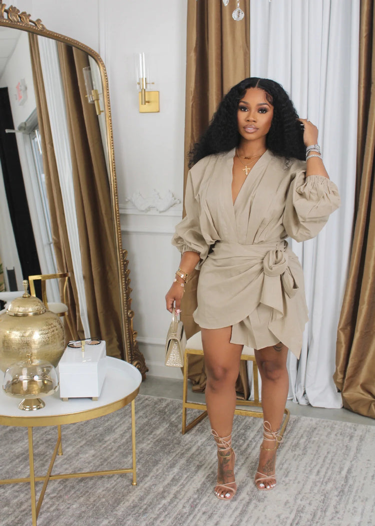 Mid Length Dress Women Dresses Slim Fit - Lena & Miles Exquisite Boutique LLC.