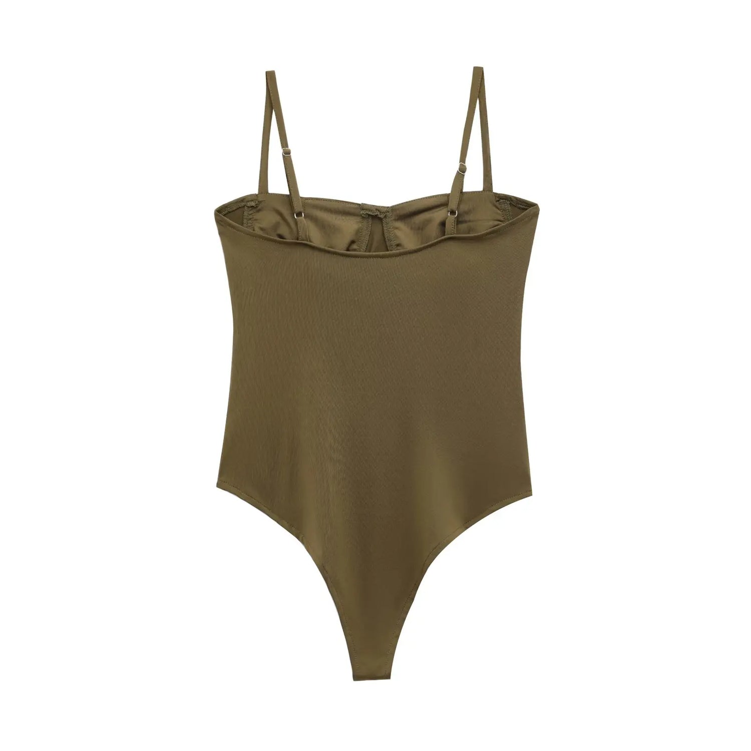 Zevity 2025 Women Sexy Spaghetti Strap Inner Style Beach Wear Bodysuits Ladies Soft Slim Swimsuit Playsuits Mujer Rompers LS9043 - Lena & Miles Exquisite Boutique LLC.