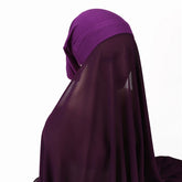 Muslim Women Bonnet + Chiffon Shawl Instant - Lena & Miles Exquisite Boutique LLC.