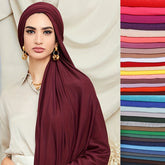 2023 New Modal Cotton Jersey Hijab Scarf Long - Lena & Miles Exquisite Boutique LLC.