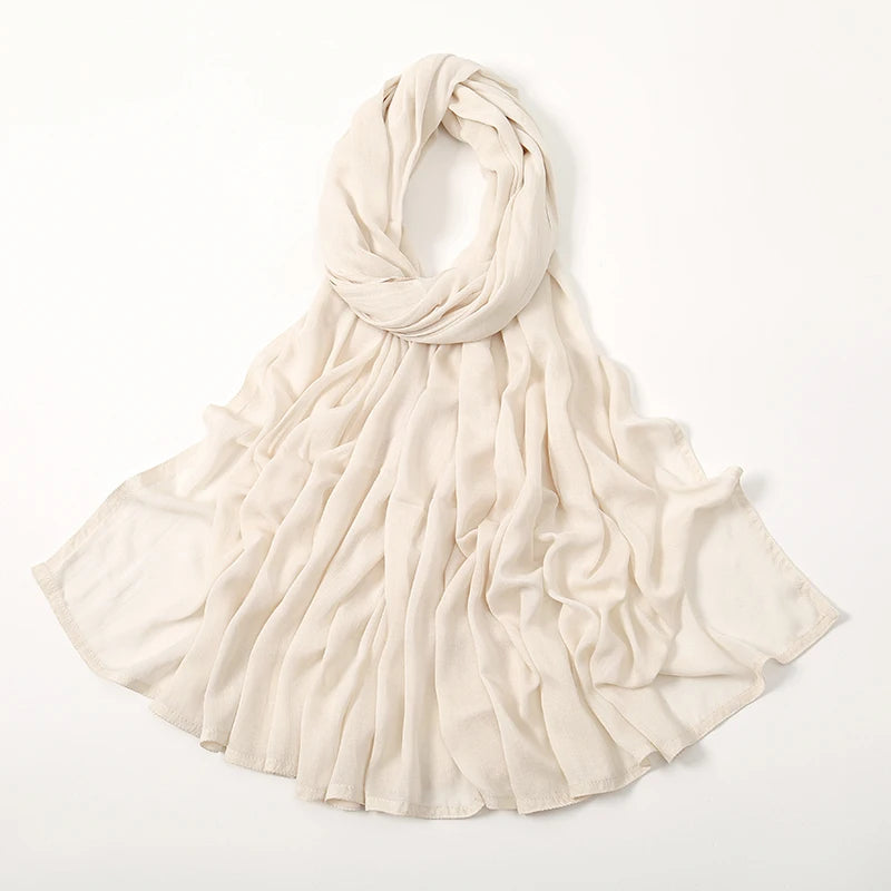 Muslim Modal Hijab Rayon Cotton Shawls - Lena & Miles Exquisite Boutique LLC.