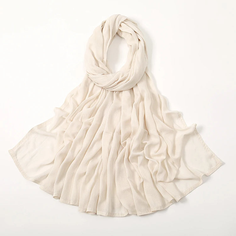 Muslim Modal Hijab Rayon Cotton Shawls - Lena & Miles Exquisite Boutique LLC.