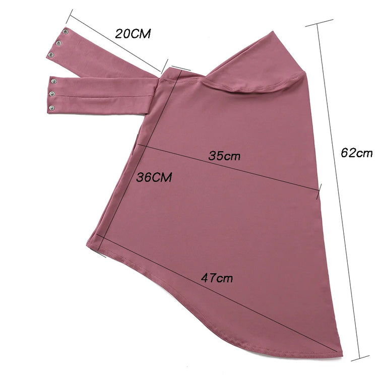 New Instant Jersey Hijab Undercap Hijabs for Woman Muslim Women Hijab Cap Full Cover Snap Fastener Head Wraps Scarf Islam Turban - Lena & Miles Exquisite Boutique LLC.