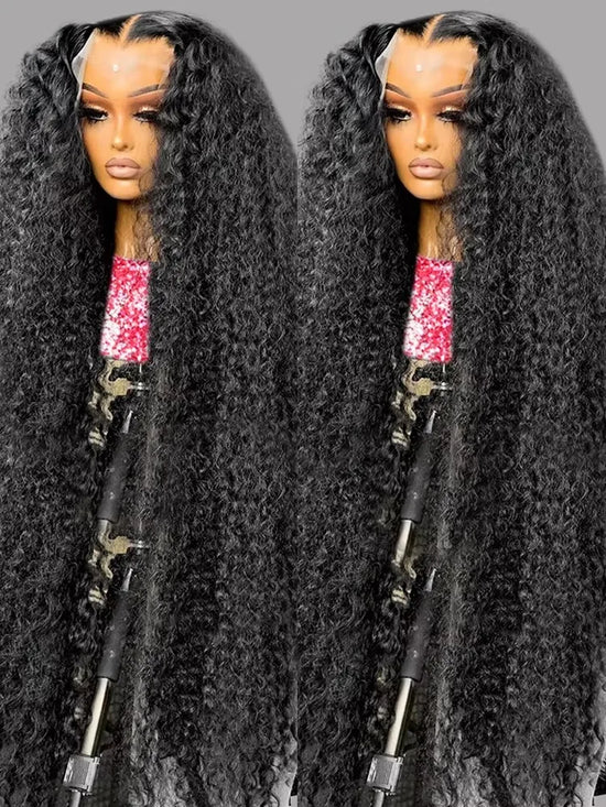 40 42 Inch Deep Wave 13x6 Hd Lace Front Human Hair Wig Brazilian Curly Wigs Deep Wave Frontal Wig Loose Water Wave Wig For Women