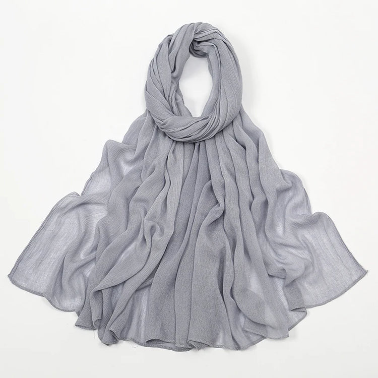 Shawls Solid Headscarf Wraps Big Size Plain Islam - Lena & Miles Exquisite Boutique LLC.