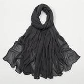 Shawls Solid Headscarf Wraps Big Size Plain Islam - Lena & Miles Exquisite Boutique LLC.