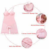 Bodysuit Women Shapewear Body Shaper With Cup Compression Bodies Belly Sheath Waist Trainer Reductive Slimming Underwear - Lena & Miles Exquisite Boutique LLC.