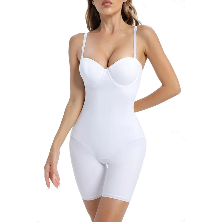 Bodysuit Women Shapewear Body Shaper With Cup Compression Bodies Belly Sheath Waist Trainer Reductive Slimming Underwear - Lena & Miles Exquisite Boutique LLC.