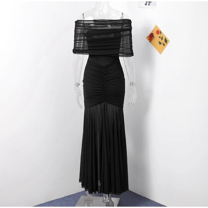 Elegant Dress Women Slim Sexy See Through - Lena & Miles Exquisite Boutique LLC.