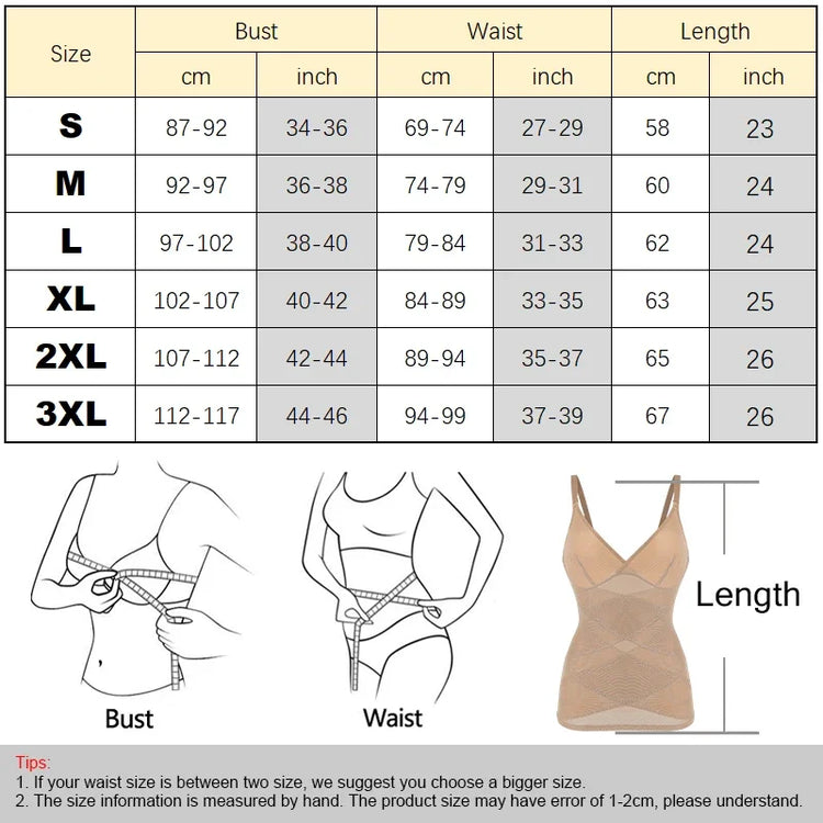 MISSMOLY Women Built in bra Shapewear Camisole Tummy Control Body Shaper Slimming Underwear Compression Corset Bustier Tank Tops - Lena & Miles Exquisite Boutique LLC.