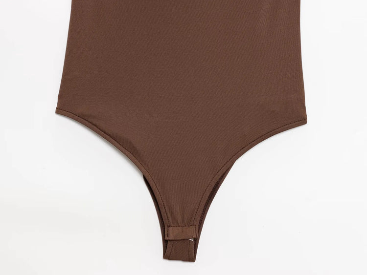 Zevity 2025 Women Sexy Spaghetti Strap Inner Style Beach Wear Bodysuits Ladies Soft Slim Swimsuit Playsuits Mujer Rompers LS9043 - Lena & Miles Exquisite Boutique LLC.