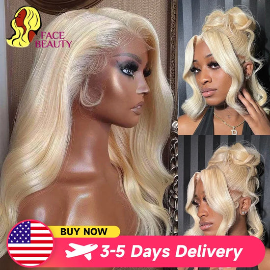 360 Lace Frontal Wig 613 Blonde 13x4 13x6 Body Wave Lace Front Wig Preplucked Brazilian Lace Front Human Hair Wigs 30 32 38 Inch