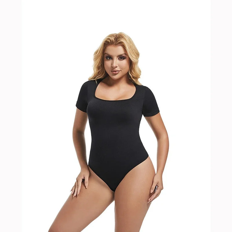 GUUDIA Short Sleeve Open Crotch Big U - Lena & Miles Exquisite Boutique LLC.