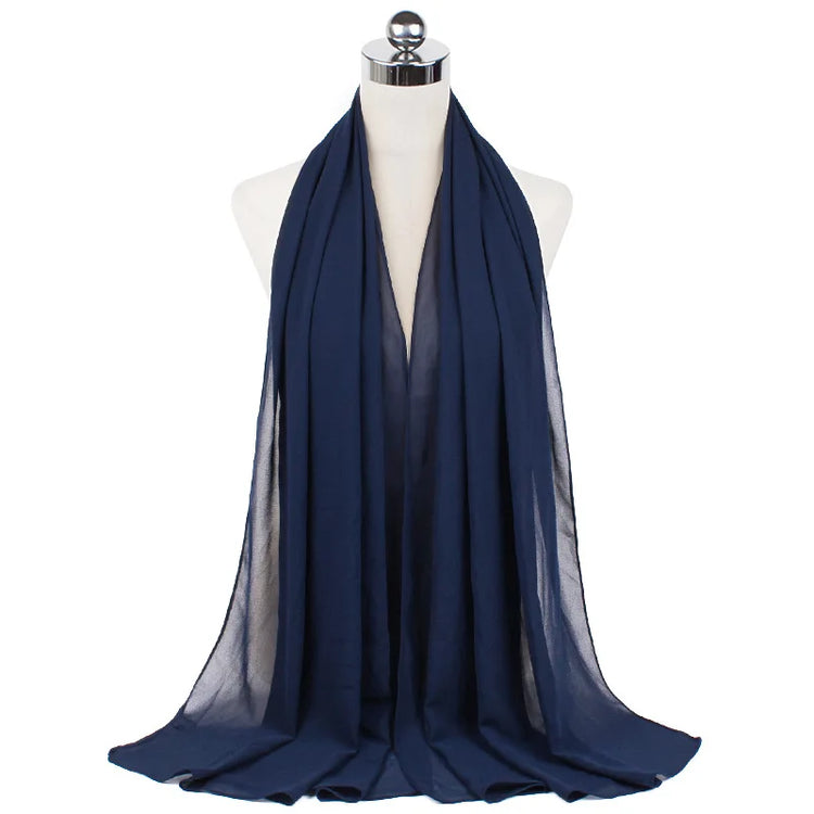 Women Muslim Chiffon Hijab Shawls Scarf - Lena & Miles Exquisite Boutique LLC.