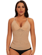 MISSMOLY Women Built in bra Shapewear Camisole Tummy Control Body Shaper Slimming Underwear Compression Corset Bustier Tank Tops - Lena & Miles Exquisite Boutique LLC.