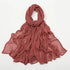New Crinkle Rayon Hijab For Women Muslim Scarf - Lena & Miles Exquisite Boutique LLC.