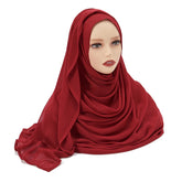 Muslim Modal Hijab Rayon Cotton Shawls - Lena & Miles Exquisite Boutique LLC.