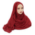 Muslim Modal Hijab Rayon Cotton Shawls - Lena & Miles Exquisite Boutique LLC.