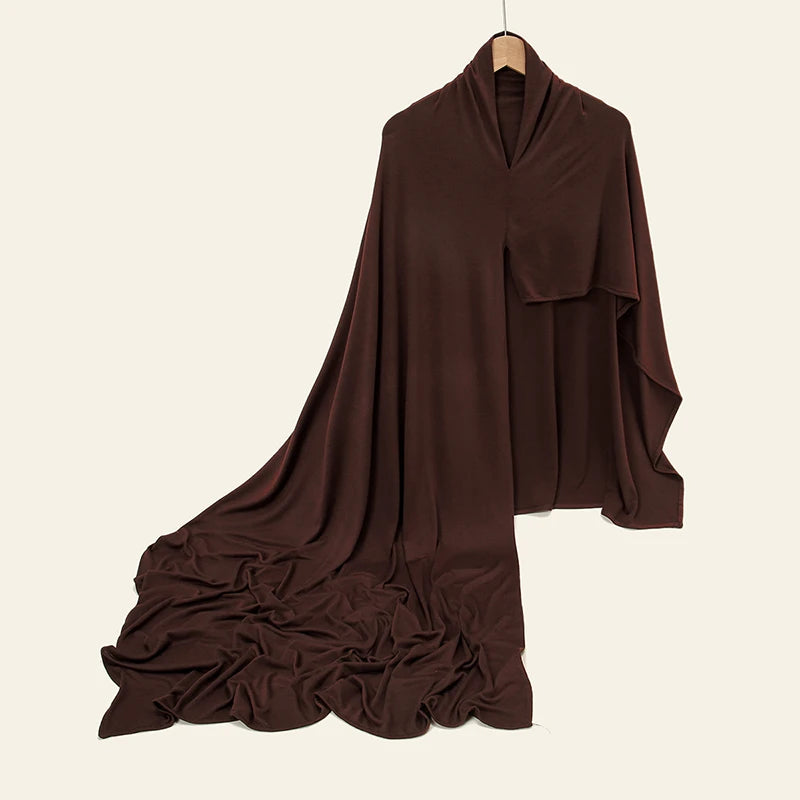 Fashion Modal Jersey Hijab Instant Scarf Muslim - Lena & Miles Exquisite Boutique LLC.