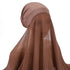 Muslim Women Bonnet + Chiffon Shawl Instant - Lena & Miles Exquisite Boutique LLC.
